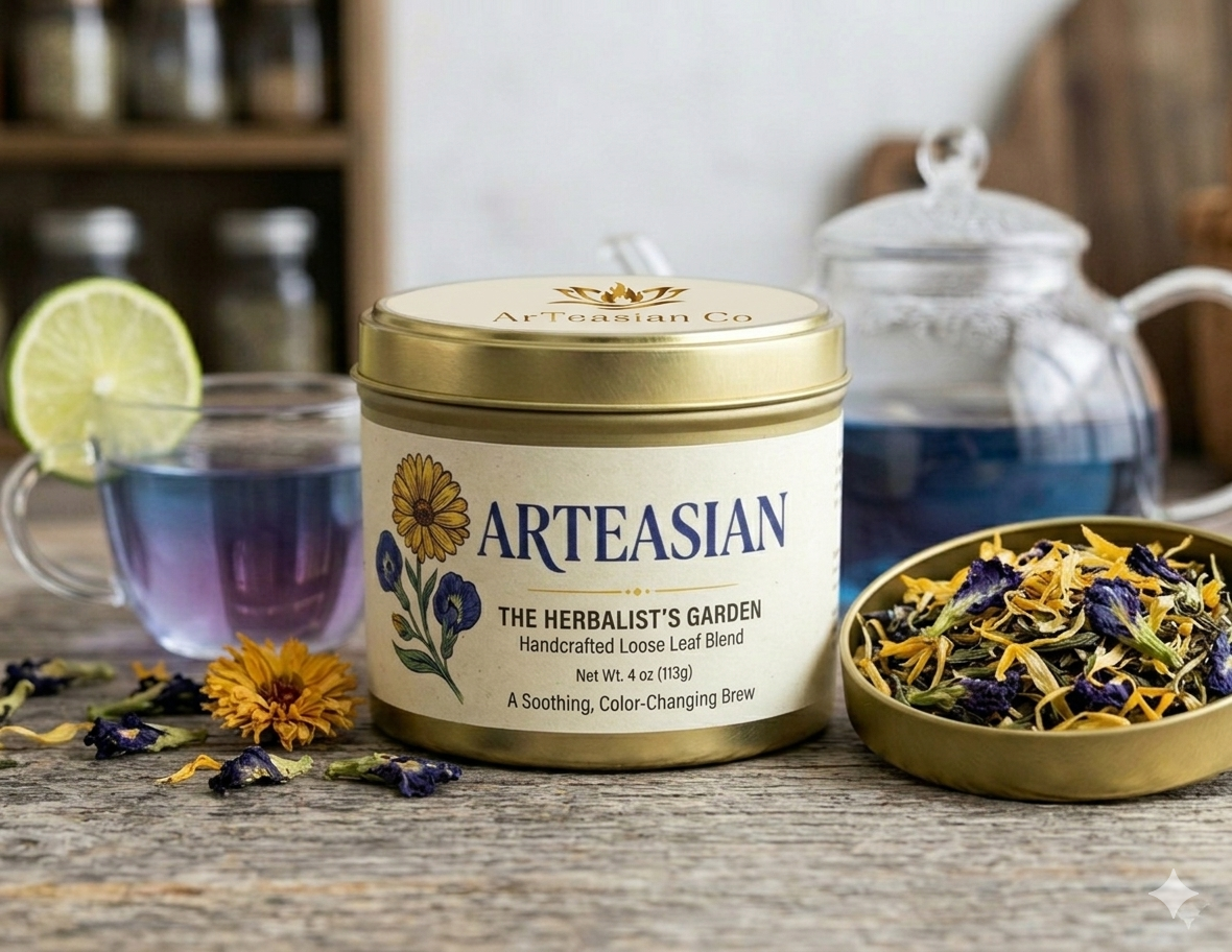 Calendula Butterfly Pea Tea